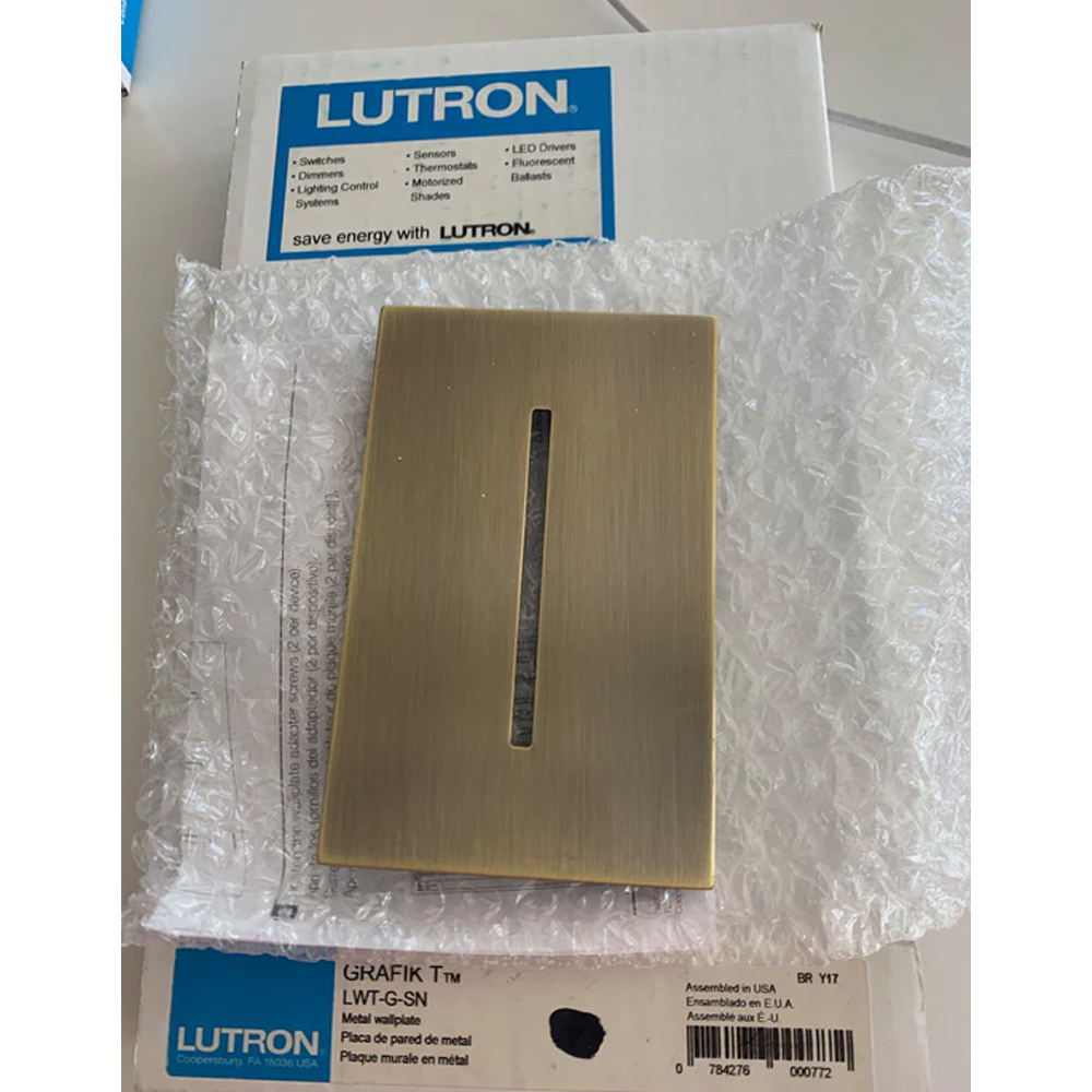Lutron Wallplate LWT-G-SN
